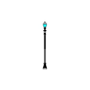 El Paso Plaza-18 Series Base w/ Plaza 2014-424 Luminaire