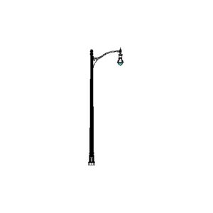 Grand Bealle Street Series Base w/ Bull Series Single Arm & Boston Common Series Pendant Luminaire
