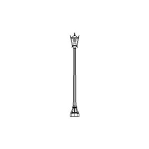 Westpoint Series Base w/ Octagonal Pole & Westpoint Series Luminaire