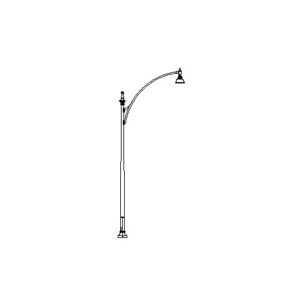 Grand Tawas 20 Series Base w/ Davenport Series Single Arm & Bayside Series Luminaire